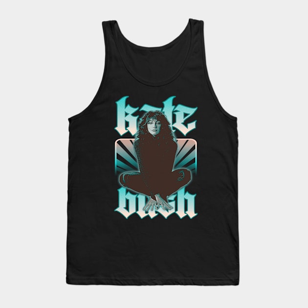 Sun Rays Kate Bush Fanart Design Tank Top by Bingung Mikir Nama Design